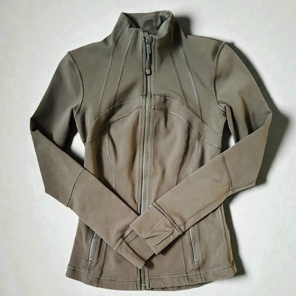Lululemon Define Track Jacket Olive Green SZ Small Athletic Jacket - Picture 6 of 7